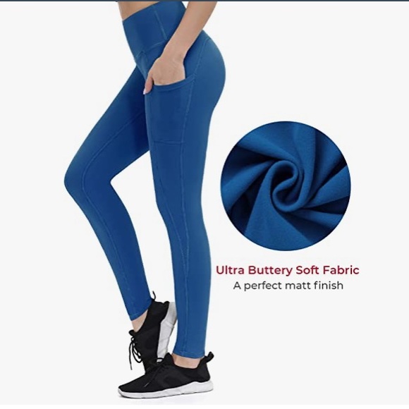 Leggings for Women, Non-See-Through Yoga Pants with Phone Pockets ( IN PACKAGE ) - Picture 3 of 6